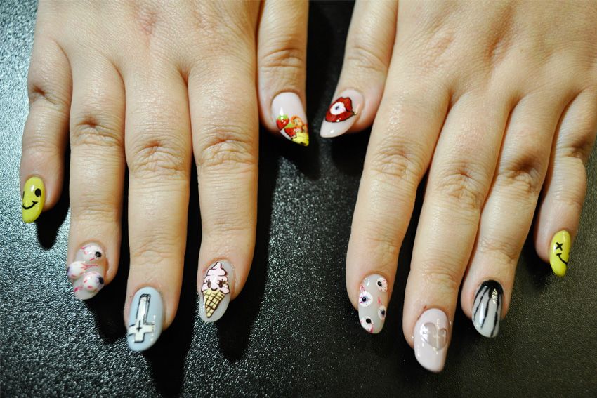 Fashion Hayley: Harajuku Nails by Clara H Nails