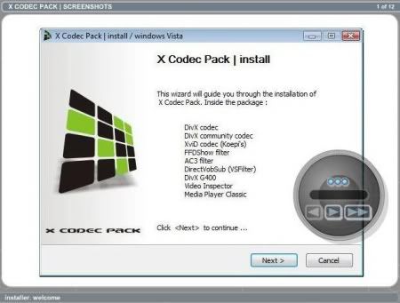 X Codec Pack 2.2.0 build 487 BETA