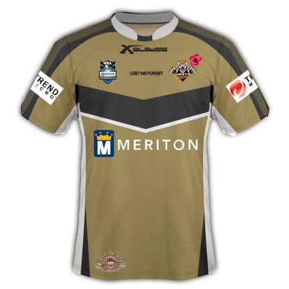 west tigers anzac jersey