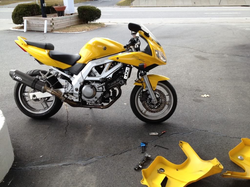 sv650 belly pan fairing