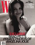 Angelina Jolie Exclusive Art Work in W Magazine