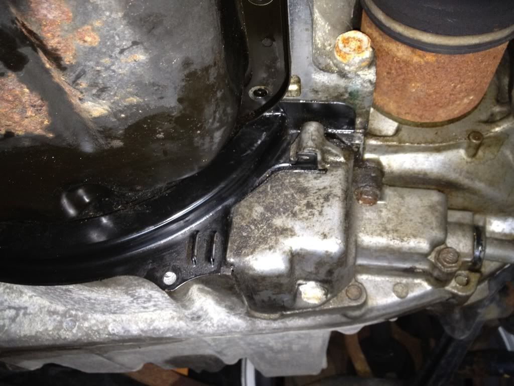 1996 Honda accord oil pan leak #1