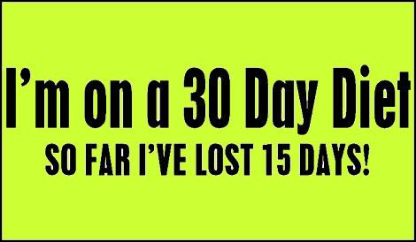 30 day diet Pictures, Images and Photos