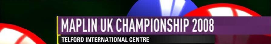 Snooker UK Championship 2008   Day 1   Highlights (13th December, 2008) [PDTV (x264)] preview 0