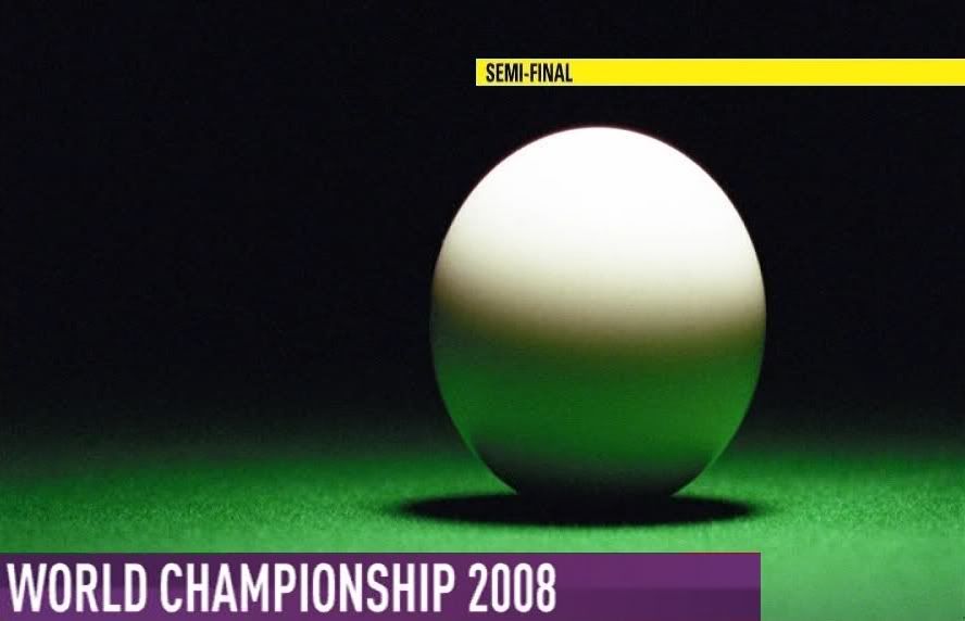 Snooker World Championship 2008   Day 13   SF   Match II Session 1 (May 1, 2008) [PDTV (x264)] preview 0