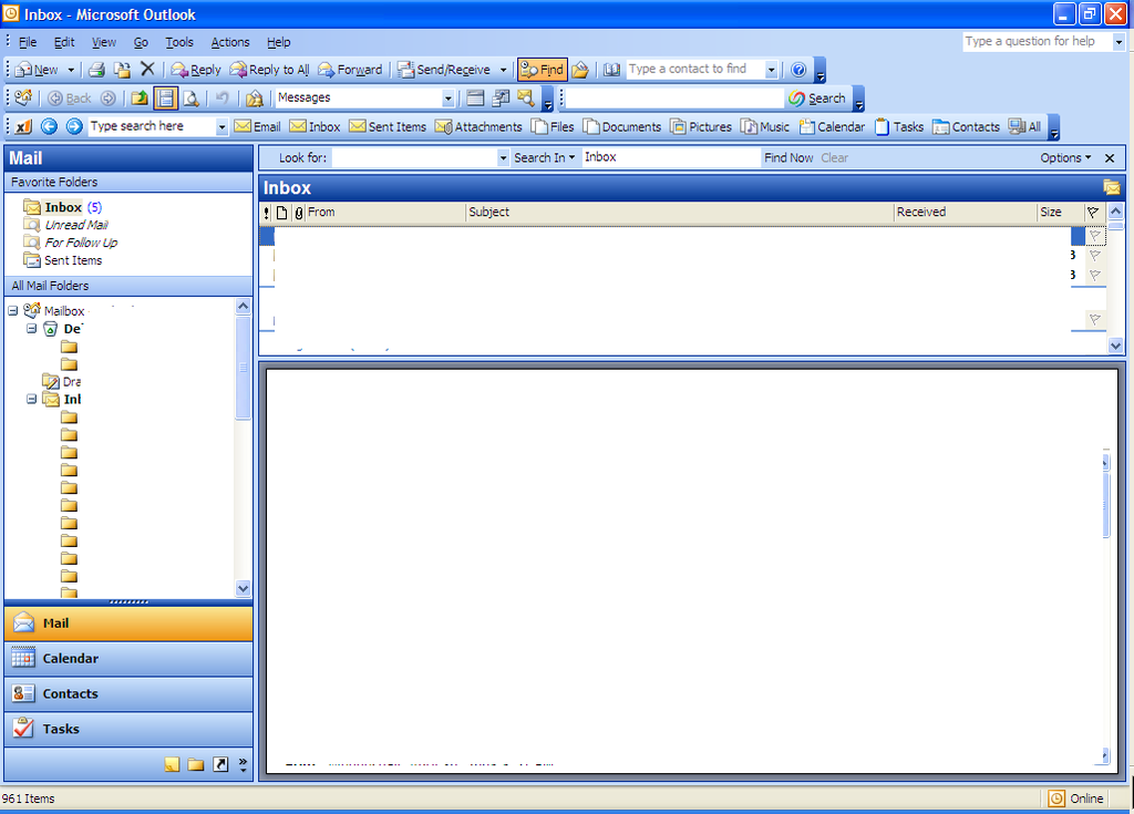 Outlook 2003 Stops Working On Vista