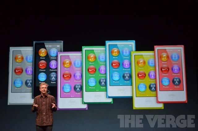 ipod nano colors