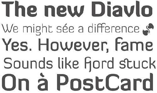 diavlo font preview,free font