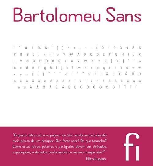 bartolomeu sans font preview,free font