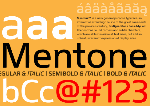 mentone,free font,font,font preview