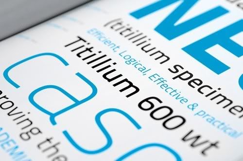 titilium font preview