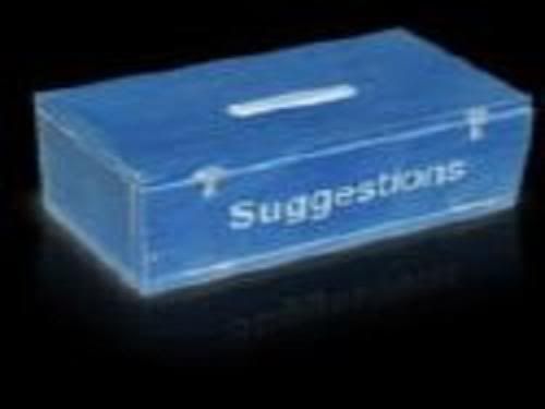 SUGGESSTION BOX 43