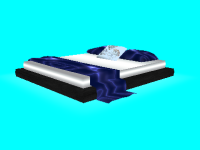 Blue Cuddle Bed