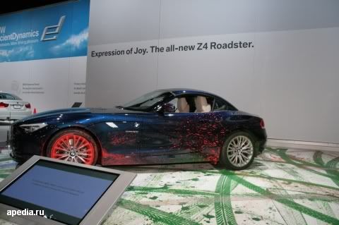 Фотки Artcar на основе нового BMW Z4 на автосалоне в Нью-йорке