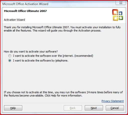 Hướng dẫn cách Crack Microsoft Office Ultimate 2007 