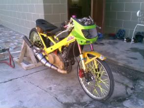 Honda nova sonic drag bike #3