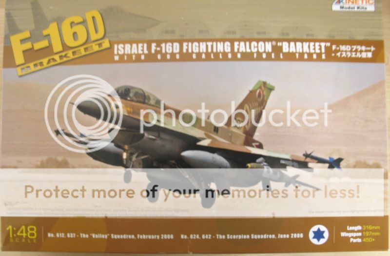 1/48 Kinetic F-16D Barak - F-16 Fighting Falcon Single Type Group Build ...