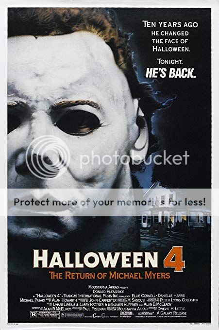 Halloween 4 The Return of Michael Myers Movie Poster