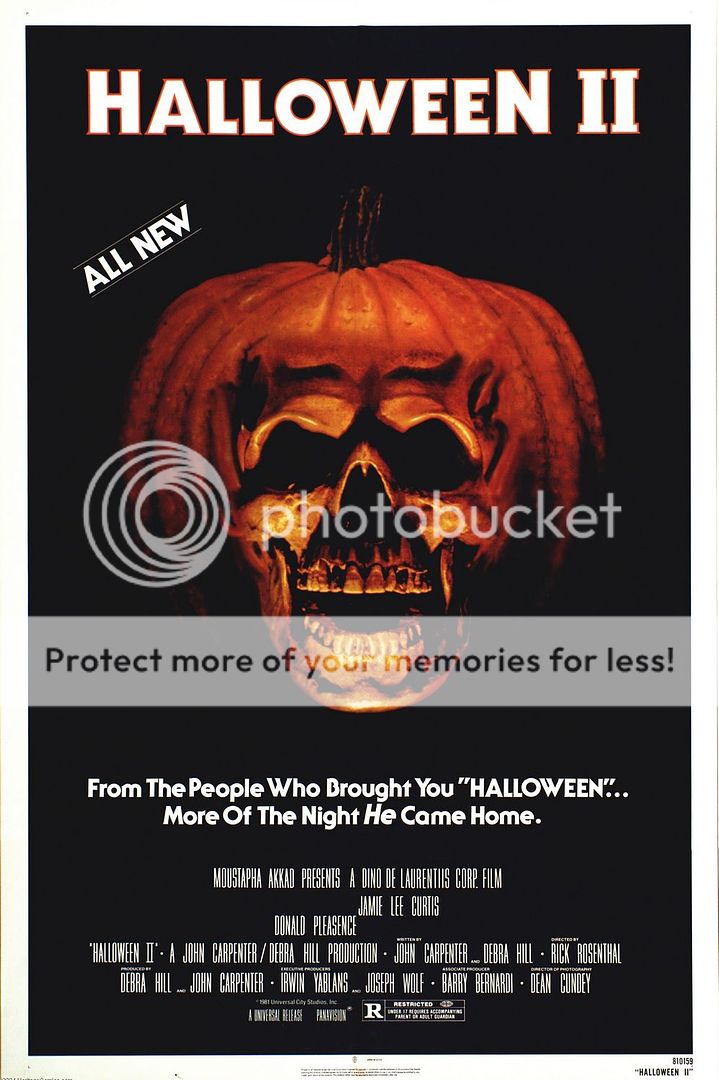 Halloween II 1981 Movie Poster